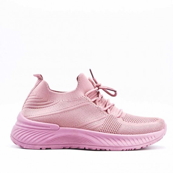 Zapatillas de mujer textil con cordones