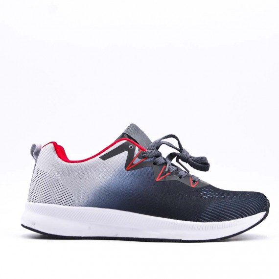 Men's lace-up sneakers shoes textil