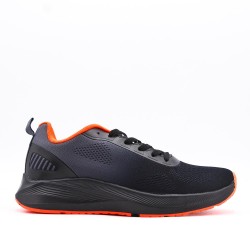 Men's lace-up sneakers shoes textil