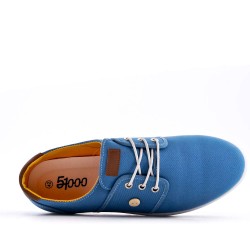 Men's lace-up sneakers shoes textil