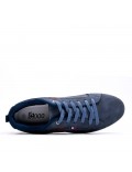 Men's lace-up sneakers shoes textil