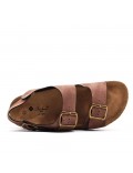 Sandale homme en simili cuir