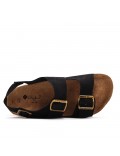 Sandale homme en simili cuir