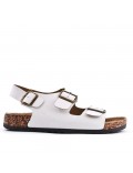 Sandale homme en simili cuir