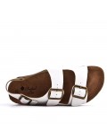 Sandale homme en simili cuir