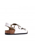 Sandale homme en simili cuir