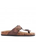 Sandale homme en simili cuir