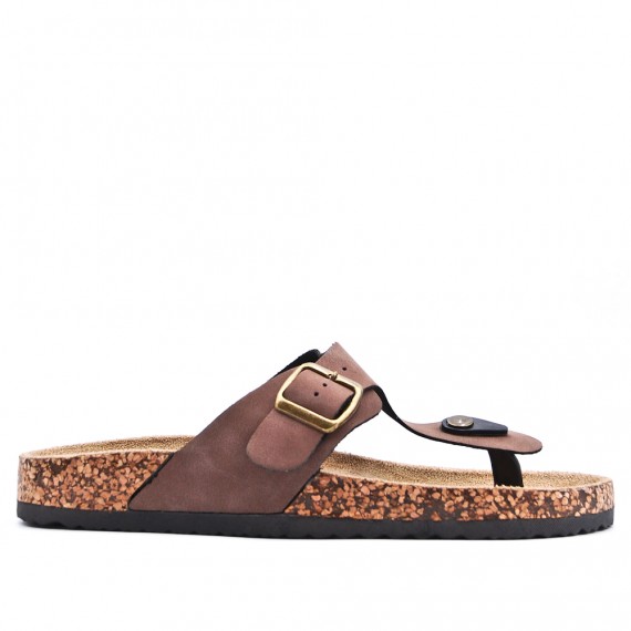 Sandale homme en simili cuir