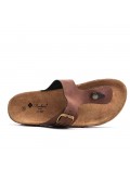 Sandale homme en simili cuir