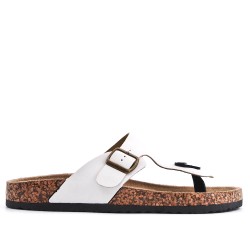 Sandale homme en simili cuir