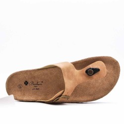 Sandale homme en simili cuir