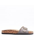 Sandale homme en simili cuir