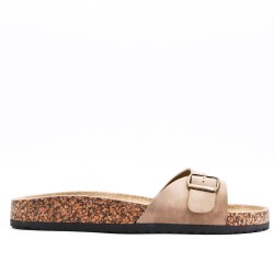 Sandale homme en simili cuir