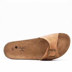 Sandale homme en simili cuir