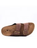 Sandale homme en simili cuir