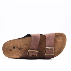 Sandale homme en simili cuir