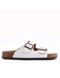 Sandale homme en simili cuir