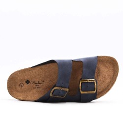 Sandale homme en simili cuir