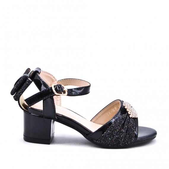 Sandale fille en simili cuir