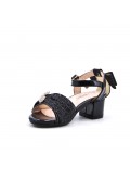 Sandale fille en simili cuir