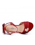 Sandale fille en simili cuir