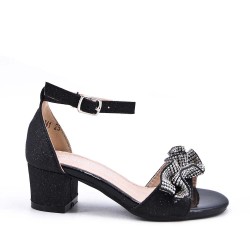 Sandale fille en simili cuir