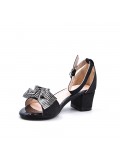 Sandale fille en simili cuir