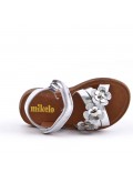 Sandale fille en simili cuir