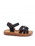 Sandale fille en simili cuir