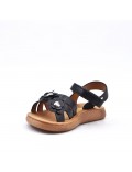 Sandale fille en simili cuir