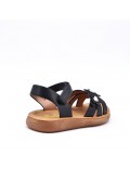 Sandale fille en simili cuir