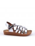 Sandale fille en simili cuir