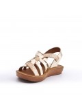 Sandale fille en simili cuir