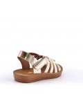 Sandale fille en simili cuir