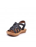 Sandale fille en simili cuir