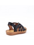 Sandale fille en simili cuir