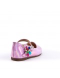 Girl's faux leather ballerina