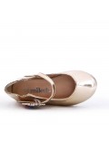 Ballerine en simili cuir pour fille