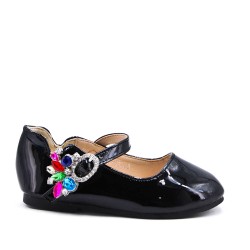 Ballerine en simili cuir pour fille