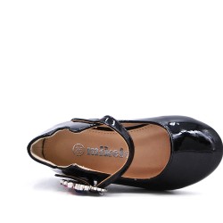 Ballerine en simili cuir pour fille