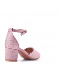 Girl's mixed materials sandal