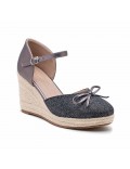 Women's high heel espadrilles