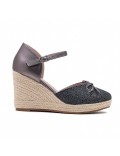 Women's high heel espadrilles