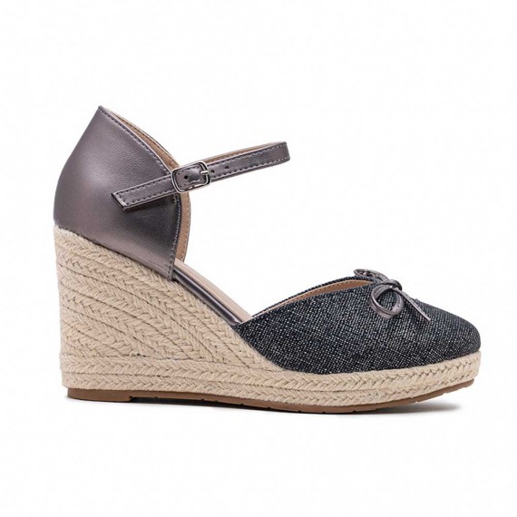 Women's high heel espadrilles