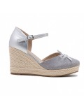 Women's high heel espadrilles