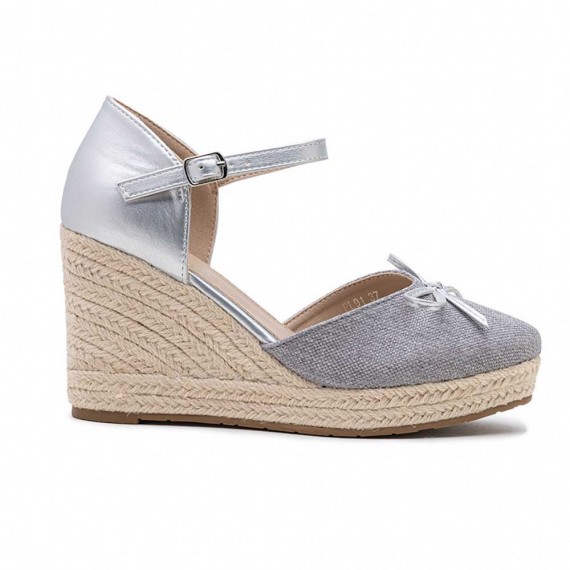 Women's high heel espadrilles