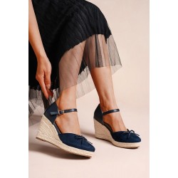 Women's high heel espadrilles