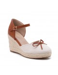 Women's high heel espadrilles