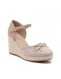 Women's high heel espadrilles