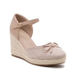 Women's high heel espadrilles